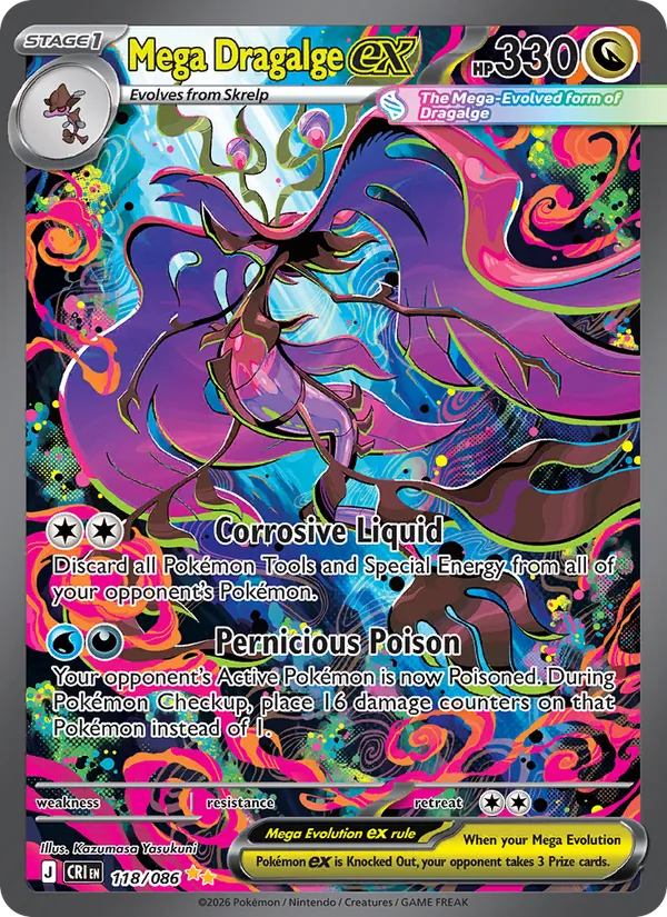 Mega Dragalge ex #118/86