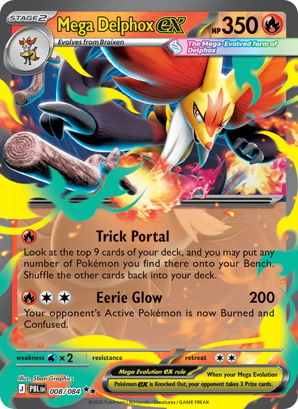 Mega Delphox ex #8/84