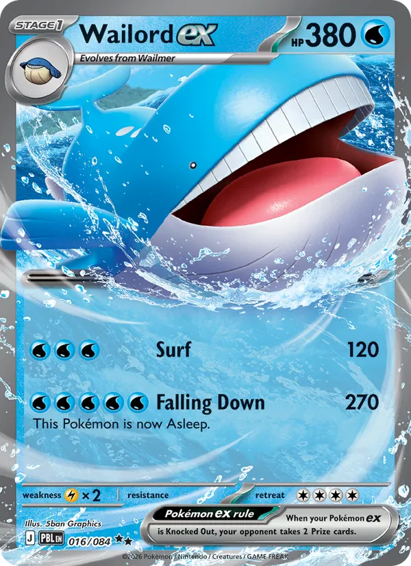 Wailord ex #16/84