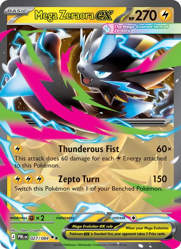 Mega Zeraora ex #27/84