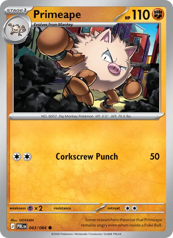Primeape #43/84