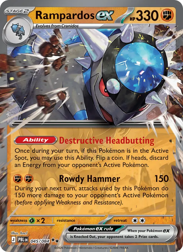 Rampardos ex #45/84