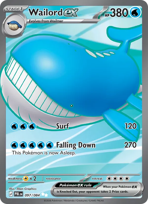 Wailord ex #97/84