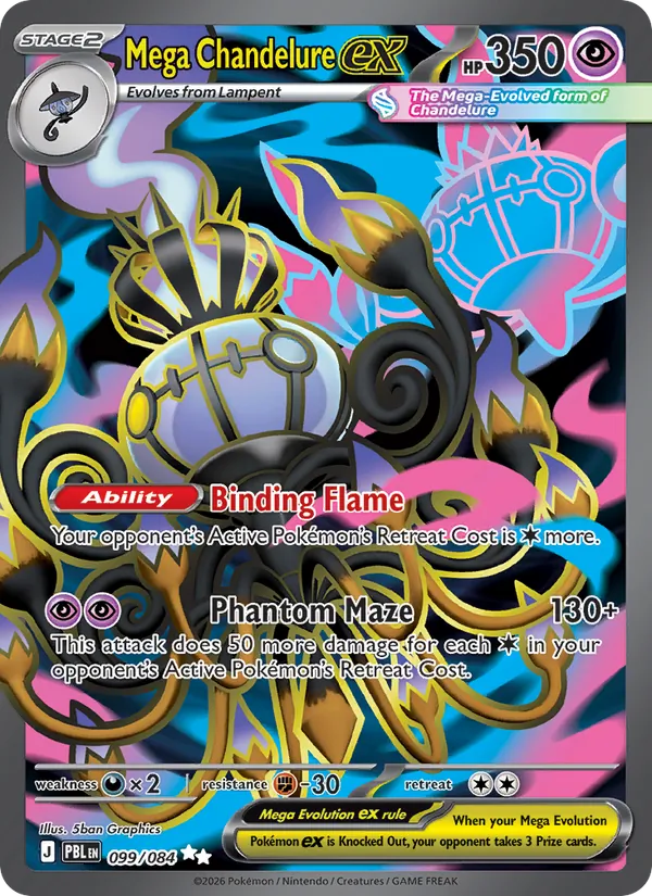 Mega Chandelure ex #99/84