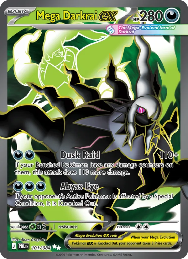 Mega Darkrai ex #101/84