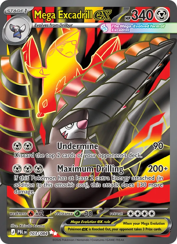 Mega Excadrill ex #103/84