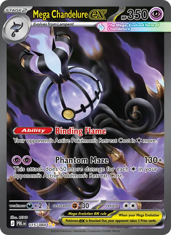 Mega Chandelure ex #115/84