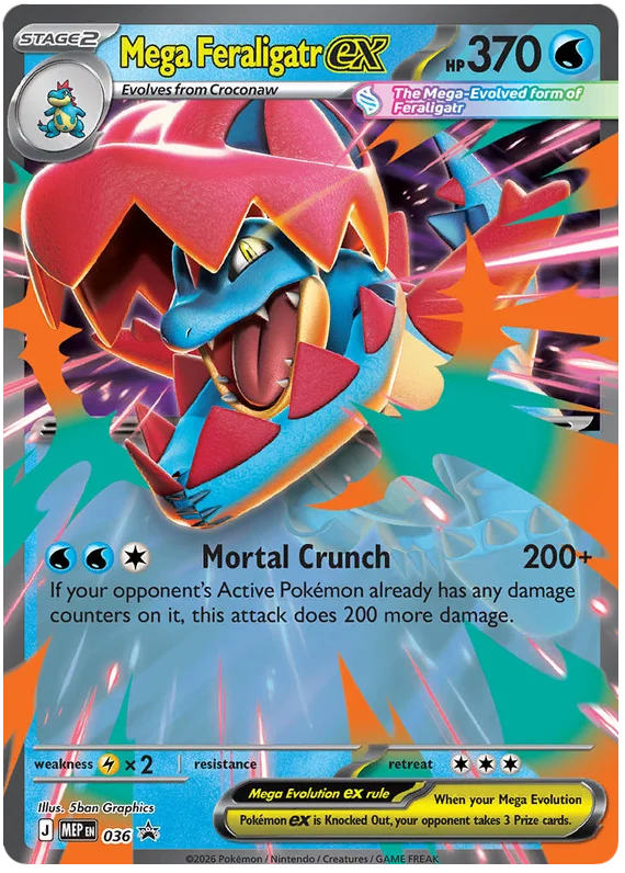 Mega Feraligatr ex #36