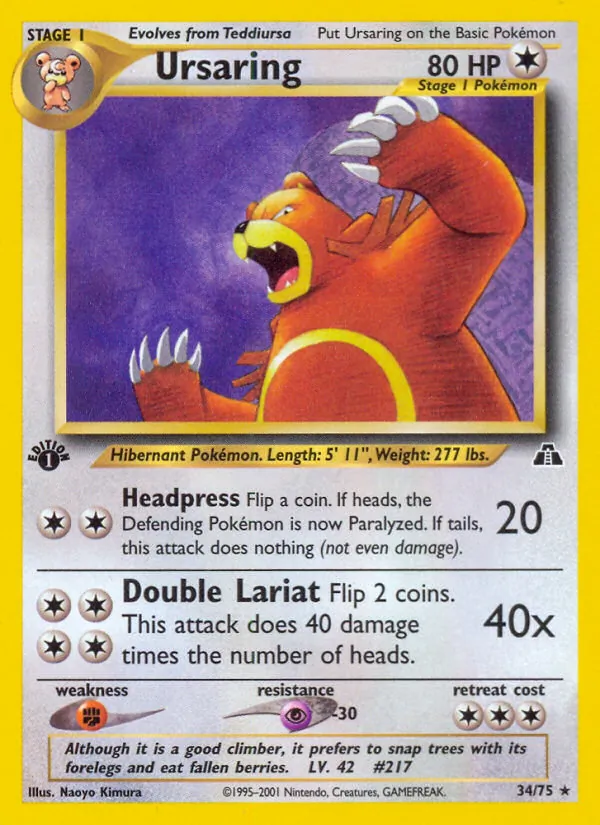 Ursaring #34/75