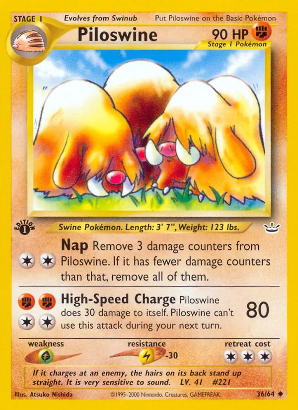 Piloswine #36/64