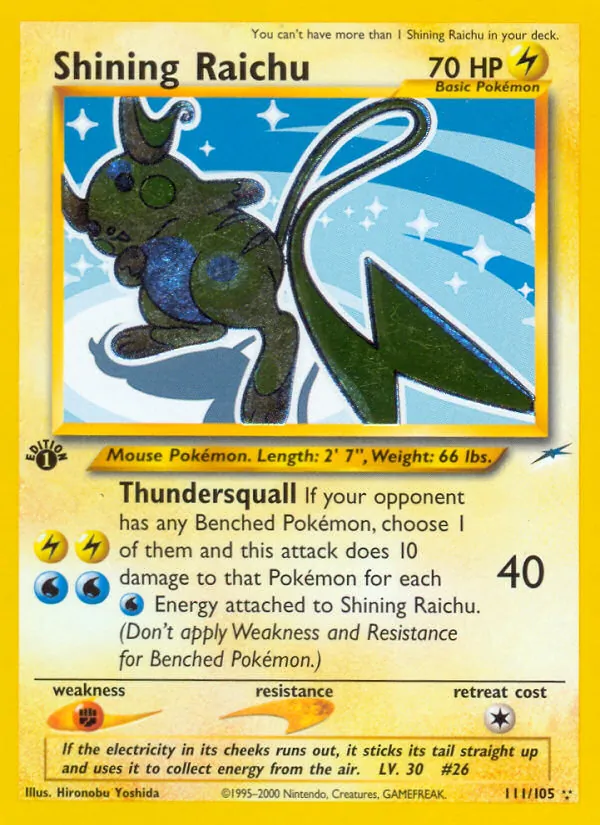 Shining Raichu #111/105