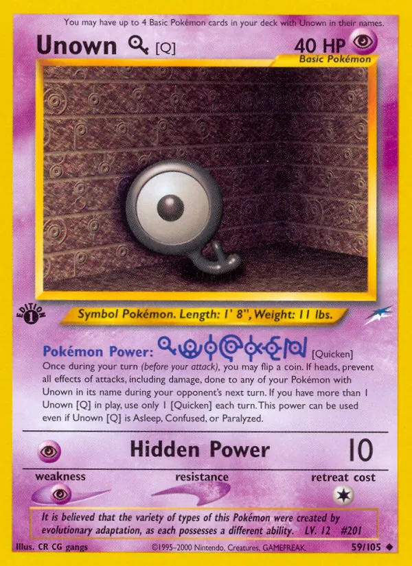 Unown [Q] #59/105