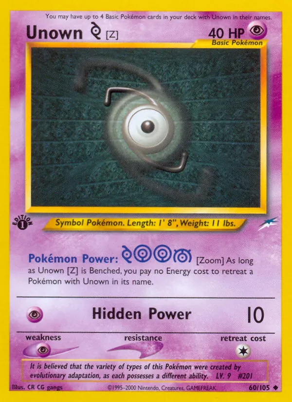 Unown [Z] #60/105