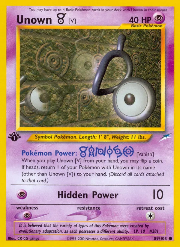 Unown [V] #89/105