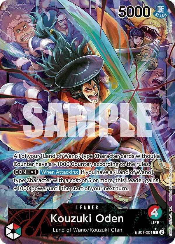 Kouzuki Oden, Extra Booster: Memorial Collection EB01-001