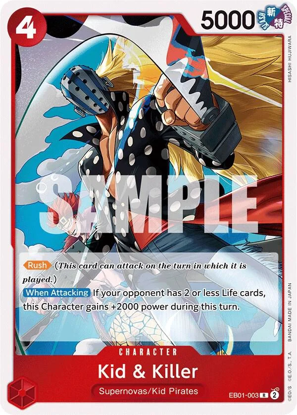 Kid & Killer, Extra Booster: Memorial Collection EB01-003