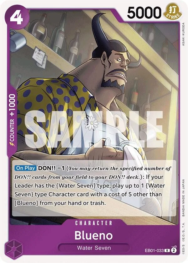 Blueno, Extra Booster: Memorial Collection EB01-033