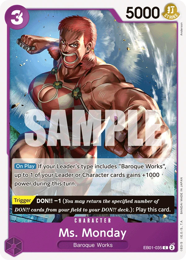 Ms. Monday, Extra Booster: Memorial Collection EB01-035