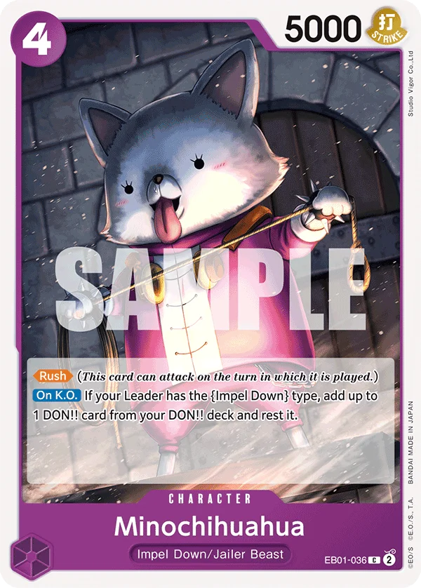 Minochihuahua, Extra Booster: Memorial Collection EB01-036