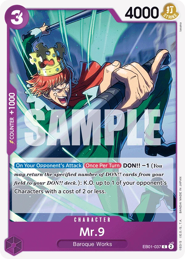 Mr. 9, Extra Booster: Memorial Collection EB01-037