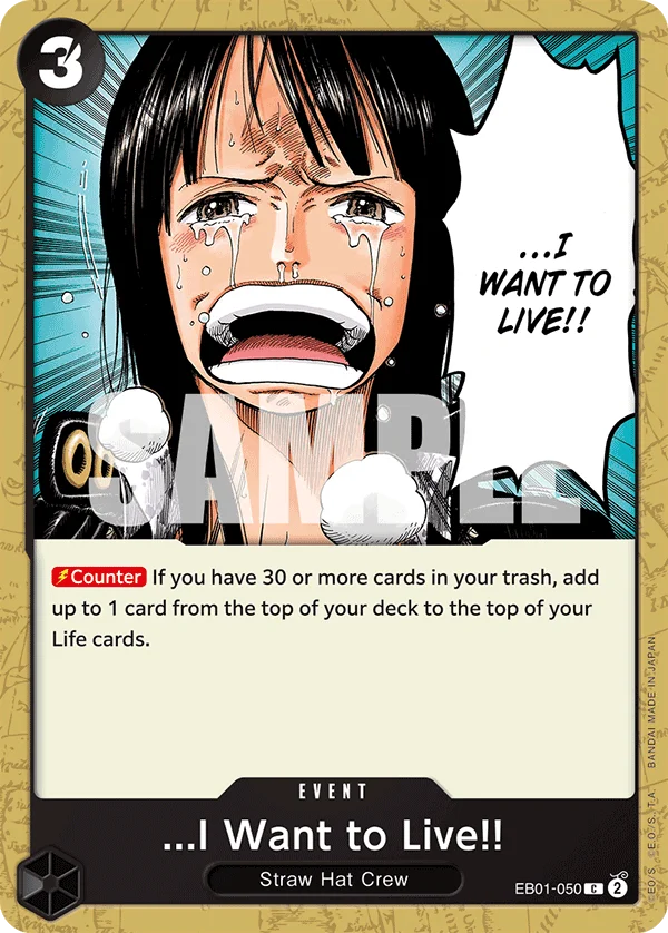 ...I Want to Live!!, Extra Booster: Memorial Collection EB01-050