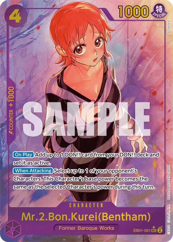 Mr.2.Bon.Kurei, Extra Booster: Memorial Collection EB01-061