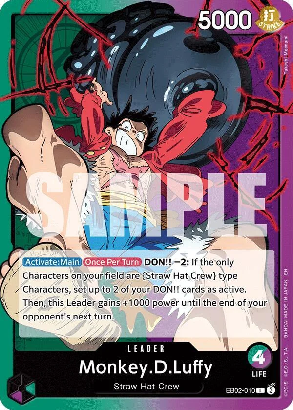 Monkey.D.Luffy, Extra Booster: Anime 25th Collection EB02-010