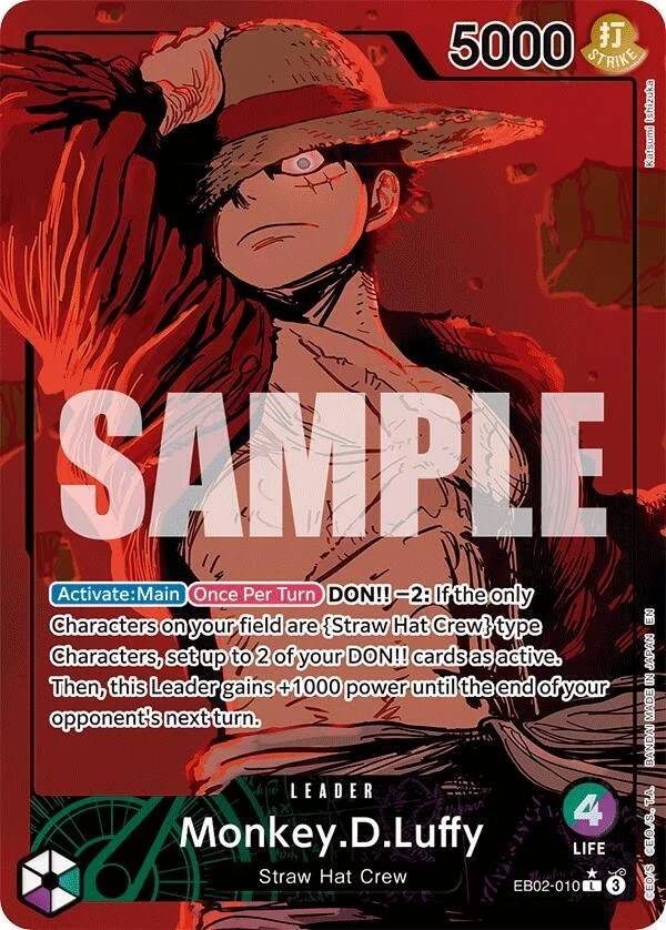 Monkey.D.Luffy, Extra Booster: Anime 25th Collection EB02-010