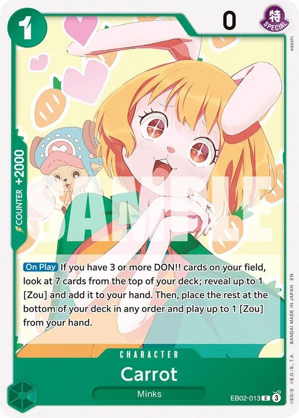 Carrot, Extra Booster: Anime 25th Collection EB02-013