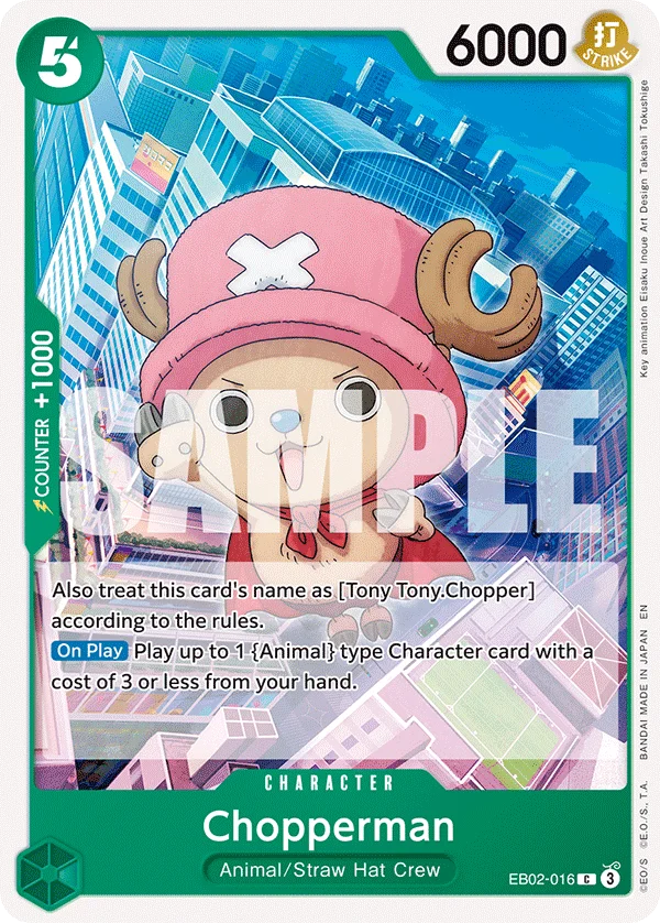 Chopperman, Extra Booster: Anime 25th Collection EB02-016