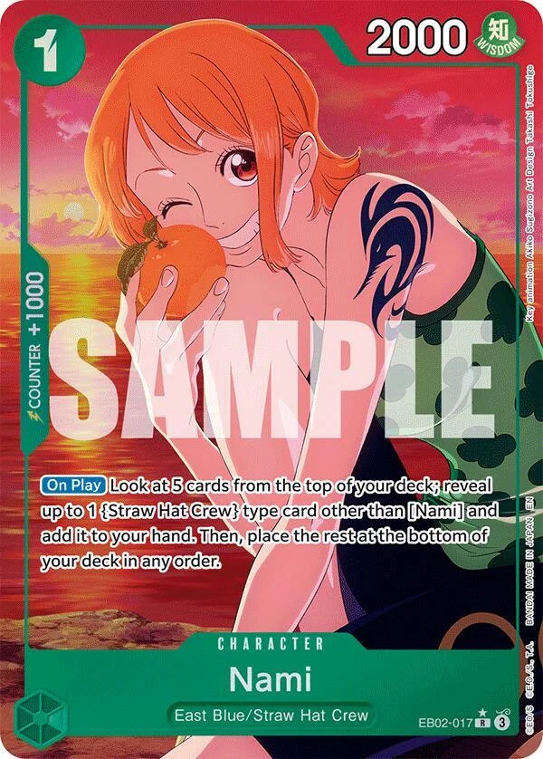 Nami, Extra Booster: Anime 25th Collection EB02-017