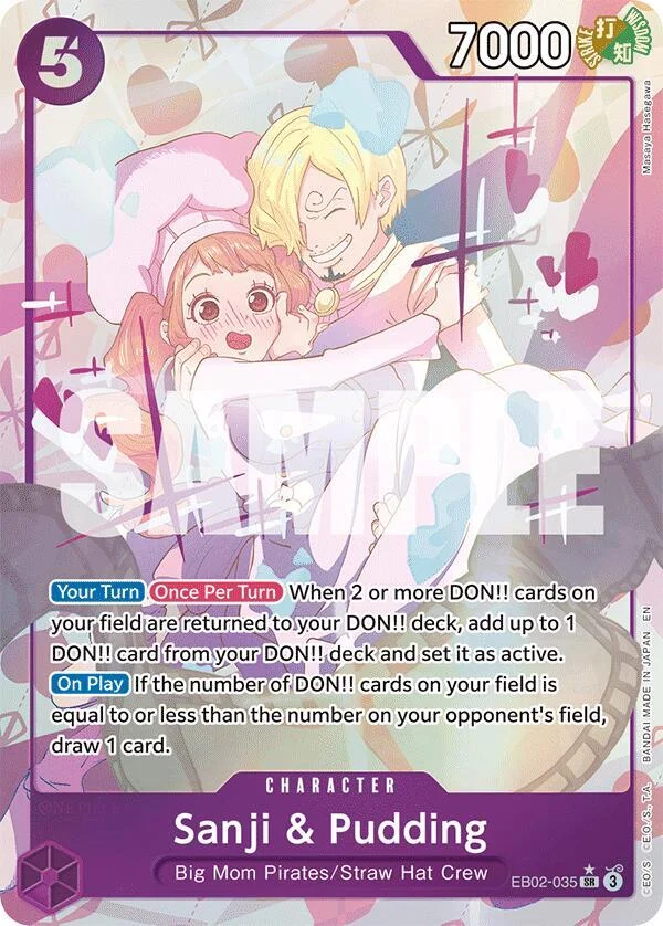 Sanji & Pudding, Extra Booster: Anime 25th Collection EB02-035