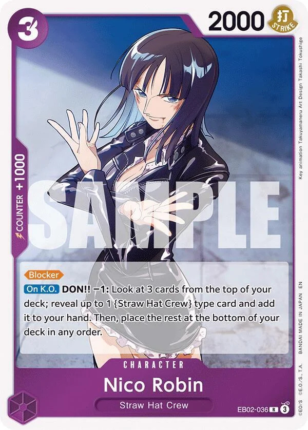 Nico Robin, Extra Booster: Anime 25th Collection EB02-036