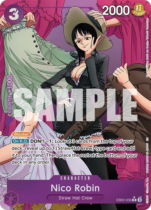 Nico Robin, Extra Booster: Anime 25th Collection EB02-036