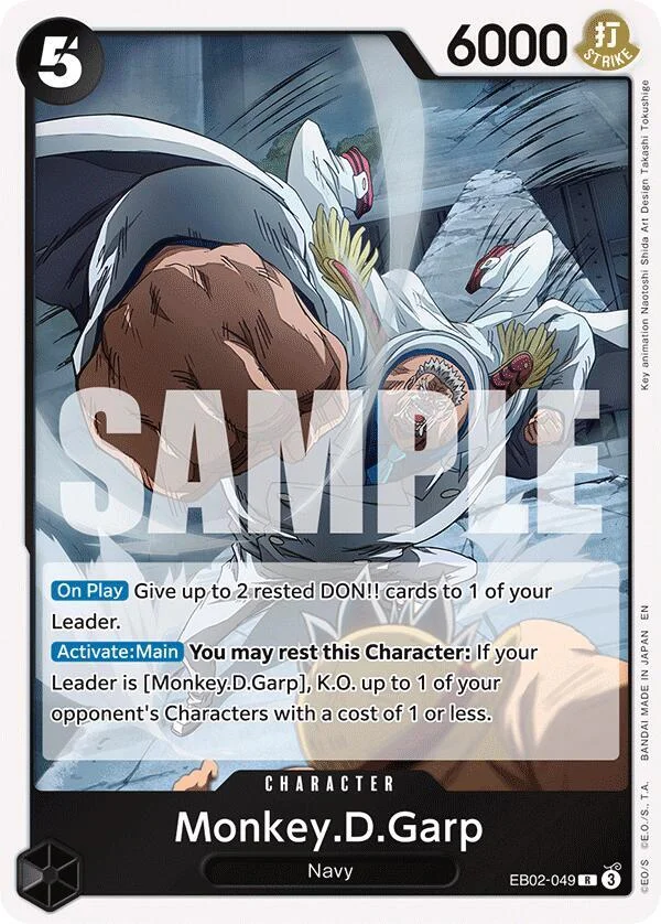 Monkey.D.Garp, Extra Booster: Anime 25th Collection EB02-049