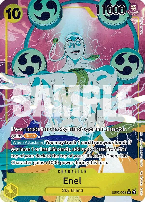 Enel, Extra Booster: Anime 25th Collection EB02-052