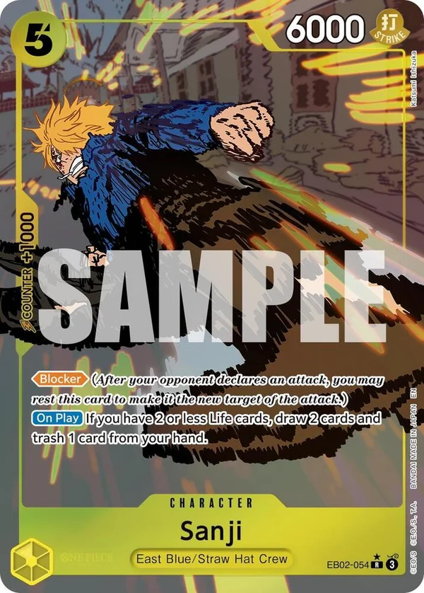 Sanji, Extra Booster: Anime 25th Collection EB02-054