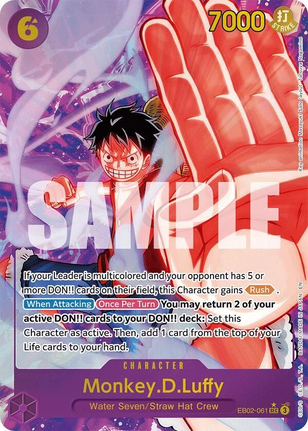 Monkey.D.Luffy, Extra Booster: Anime 25th Collection EB02-061