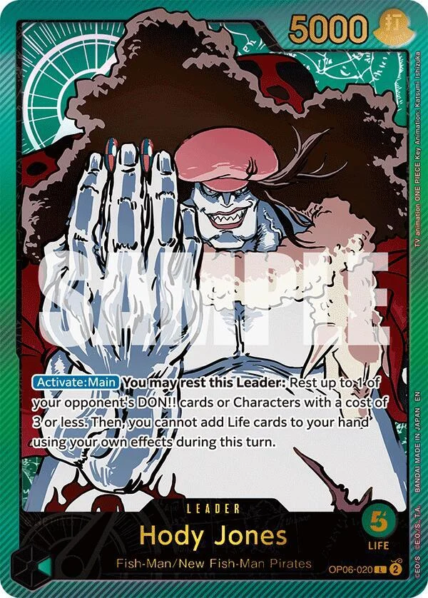 Hody Jones, Extra Booster: Anime 25th Collection OP06-020
