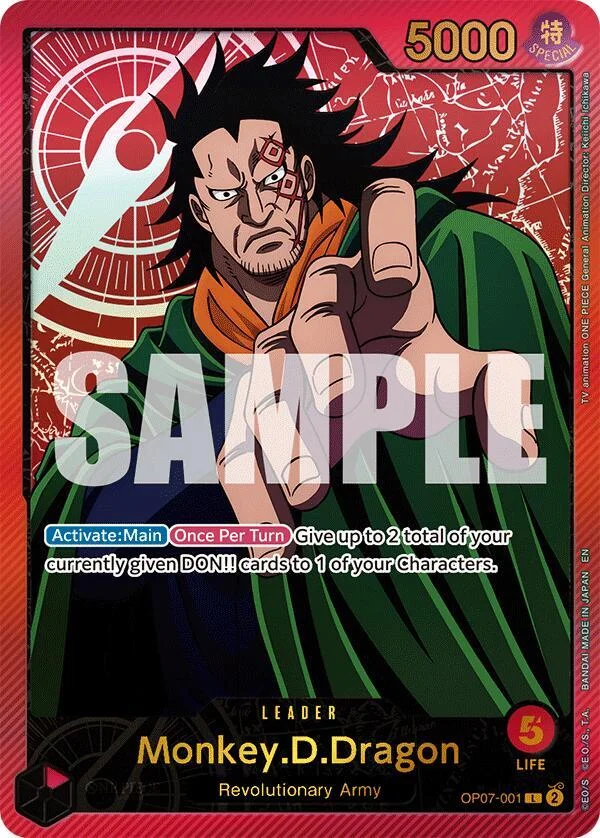 Monkey.D.Dragon, Extra Booster: Anime 25th Collection OP07-001