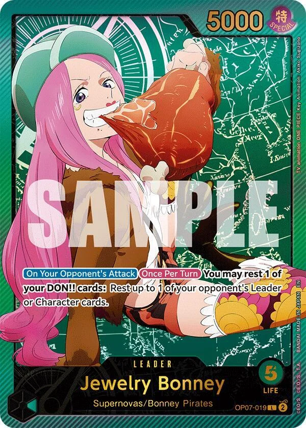Jewelry Bonney, Extra Booster: Anime 25th Collection OP07-019