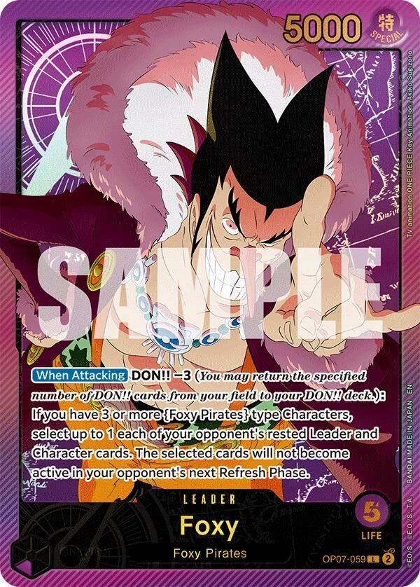 Foxy, Extra Booster: Anime 25th Collection OP07-059
