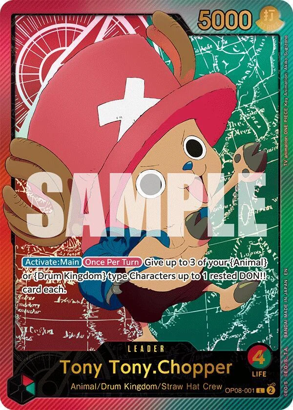 Tony Tony.Chopper, Extra Booster: Anime 25th Collection OP08-001