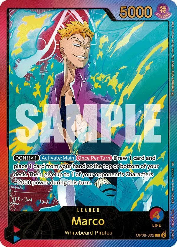 Marco, Extra Booster: Anime 25th Collection OP08-002