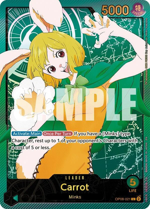 Carrot, Extra Booster: Anime 25th Collection OP08-021