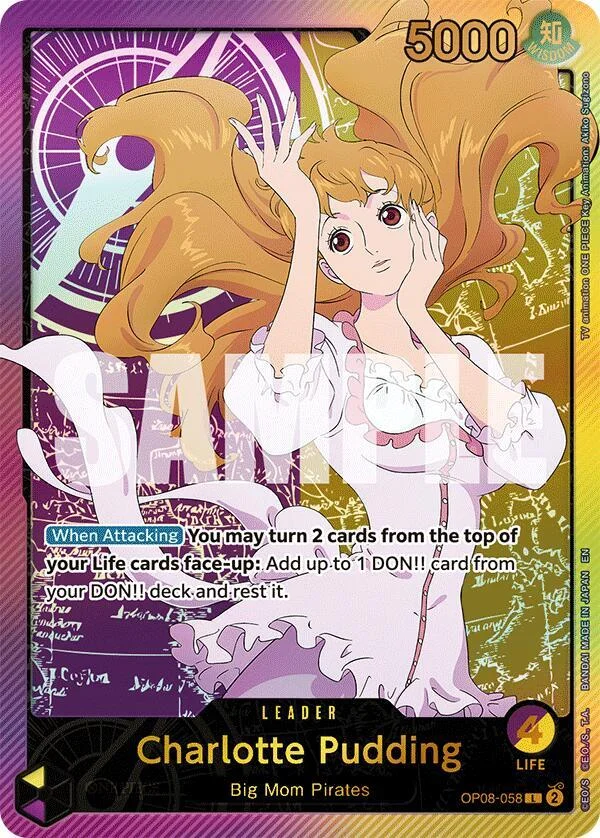 Charlotte Pudding, Extra Booster: Anime 25th Collection OP08-058