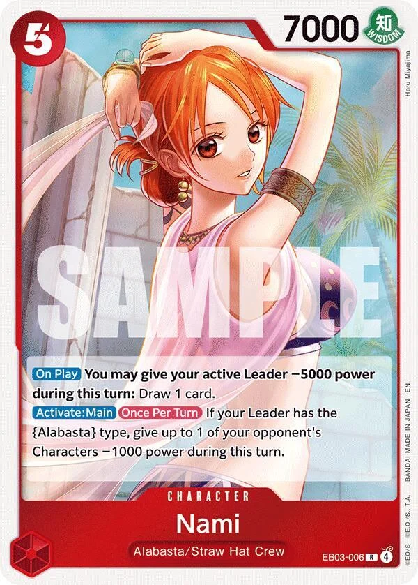 Nami, Extra Booster: One Piece Heroines Edition EB03-006
