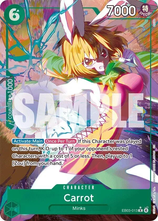 Carrot, Extra Booster: One Piece Heroines Edition EB03-013