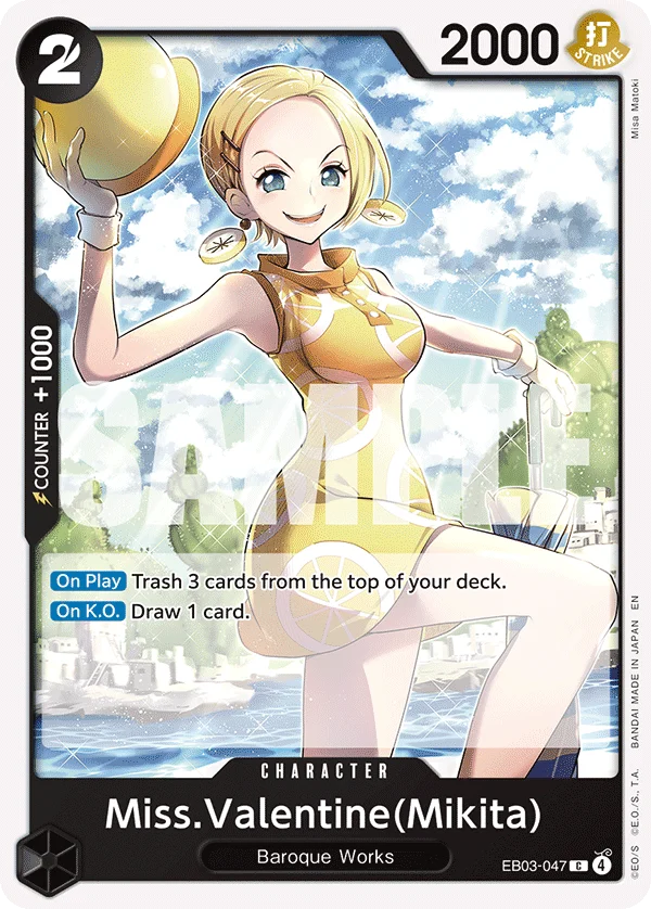 Miss.Valentine(Mikita), Extra Booster: One Piece Heroines Edition EB03-047