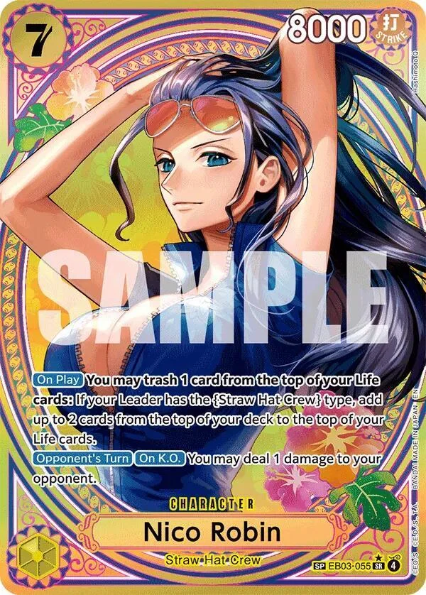 Nico Robin, Extra Booster: One Piece Heroines Edition EB03-055